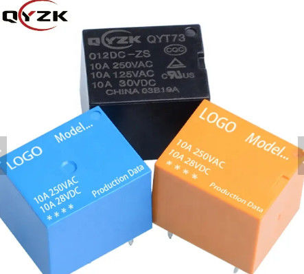 volt 5v di CC 48v 24v 12 di Pin T73 del PWB 5 del relè JQC-3F Spdt di commutazione 12v elettromagnetico